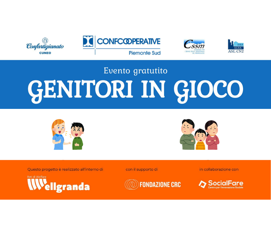 “Genitori in gioco”, ad aprile nuovi incontri gratuiti per le famiglie in provincia di Cuneo