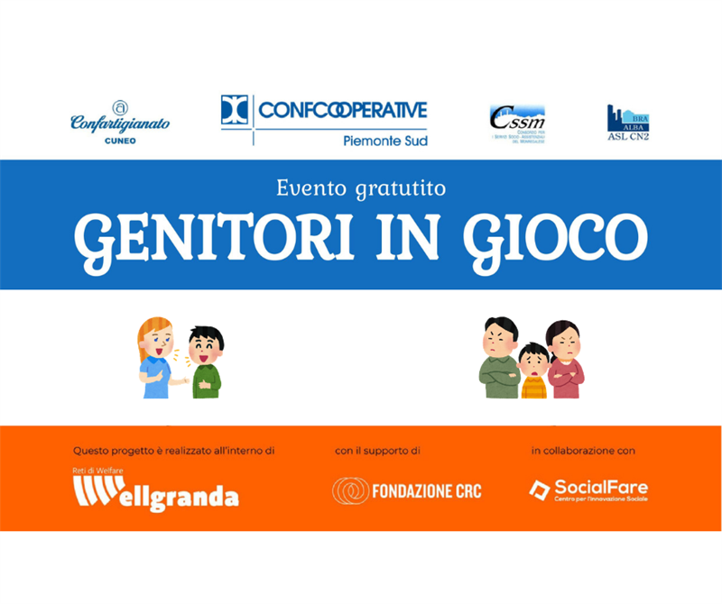“Genitori in gioco” ad Alba, Bra e Savigliano